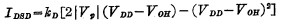 E/DMOS倒相器静态