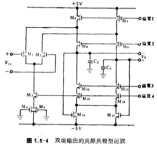 CMOS运放共源-共栅