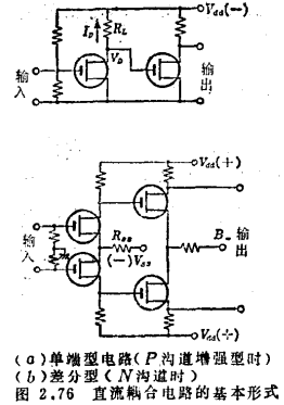 MOS场效应晶体管直流偏置电路