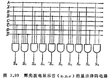 MOS场效应晶体管显示电路