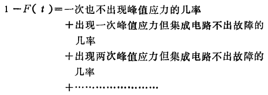 MOS集成电路的故障、MOS集成电路寿命方法