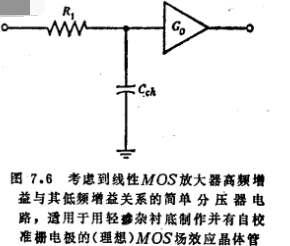 MOS管的等效电路图