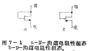 MOS晶体管共栅-漏电路