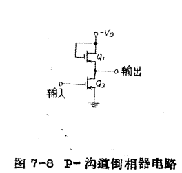 MOS管P沟道倒相器