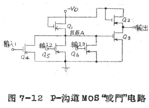 P沟道MOS“或門”