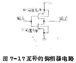 MOS互补倒相器